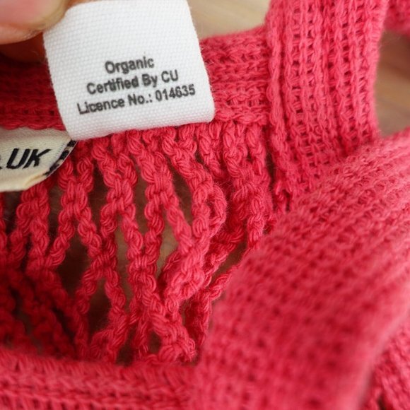 TURTLE‎ BAG Women Shoulder Fishnet Tote Organic Cotton Mesh Pink String Shopper - Picture 10 of 13